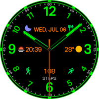 Analog Watch Face Wear OS
