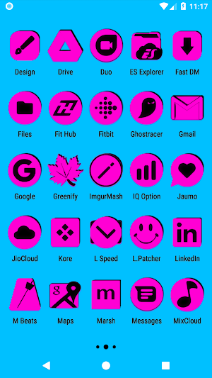 Pink and Black Icon Pack Screenshot 2