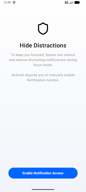 Spacer. Screenshot 1