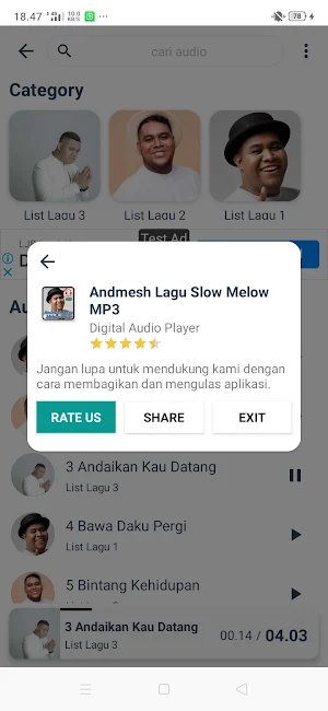 Andmesh Musik Pop Merdu Screenshot 2