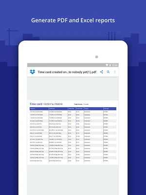 Punch In / Out Timesheet App Screenshot 3