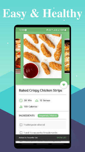 Dinner Recipes Pro Screenshot 1