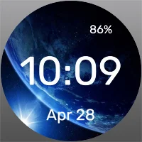 Earth I am Jupiter Watch Face
