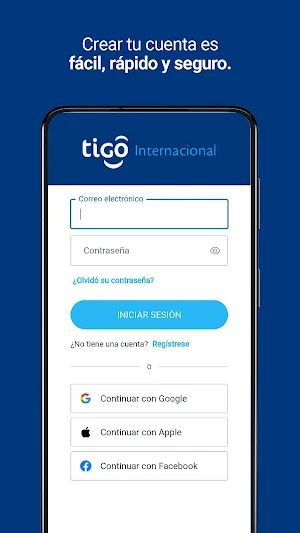 Tigo Internacional Recargas Screenshot 1
