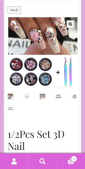 Nail Art Accessories Shop Screenshot 3