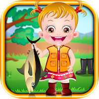 Baby Hazel Fishing Time
