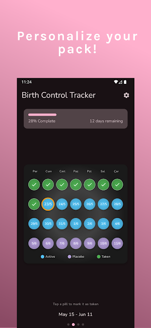 Birth Control Tracker Screenshot 3