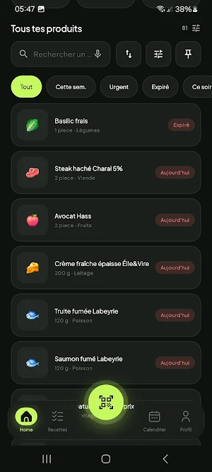 Expireat — Scanner anti-gaspi Screenshot 2