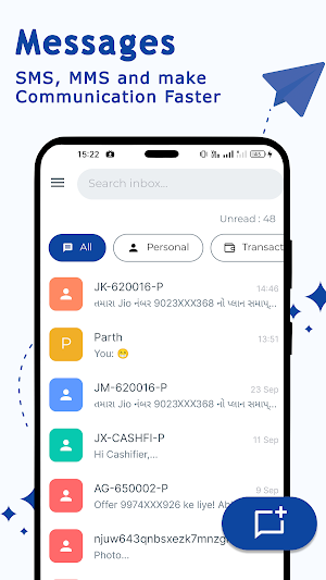 Messages Screenshot 1