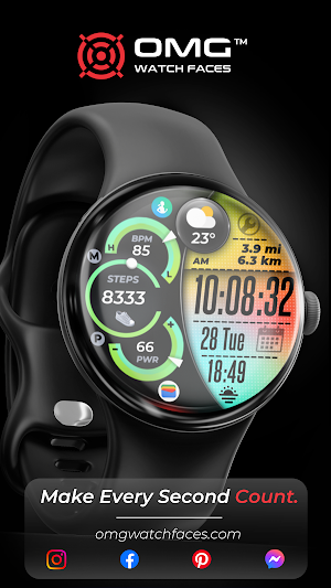 OMG 289 - Digital Watch Face Screenshot 1