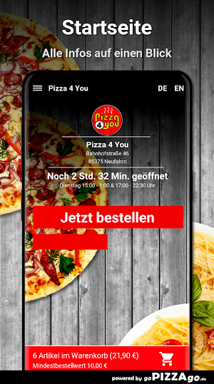 Pizza 4 You Neufahrn Screenshot 1