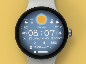 AIwatch Weather C1 watchface Screenshot 1