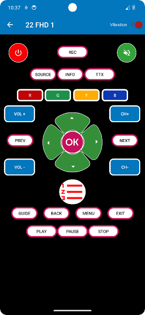 Remote  for TD system tv Screenshot 2