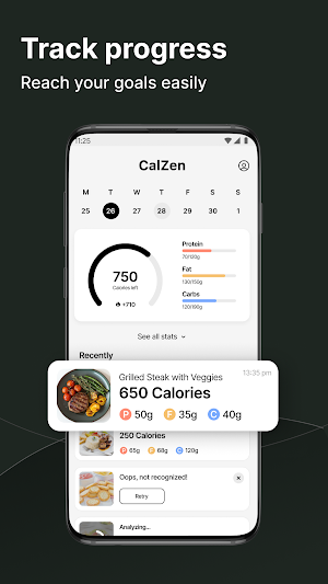 AI Food Calorie Tracker－CalZen Screenshot 2