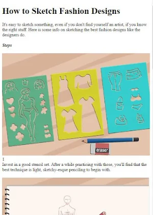 How to Draw Fashion Sketches Screenshot 1