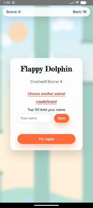 Flappy Animal Screenshot 2