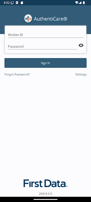 AuthentiCare 3.0 Screenshot 1