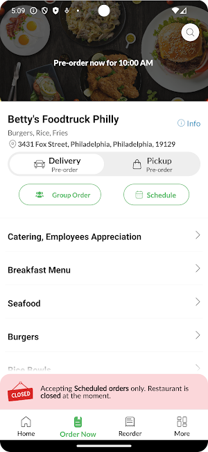 Betty's Foodtruck Philly Screenshot 1