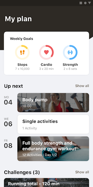 De Supergym fitness app Screenshot 0