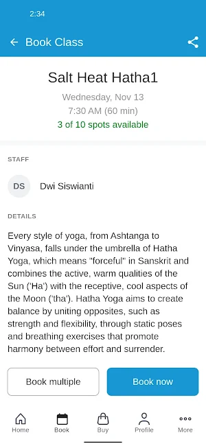 Sky Yoga International Screenshot 2