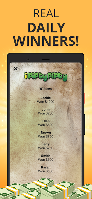 Win Real Money by iFiftyFifty Screenshot 2