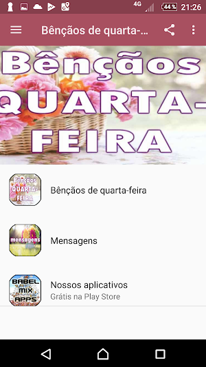 QUARTA-FEIRA QUE A GLÓRIA DE DEUS ESTEJA COM VOCÊ Screenshot 0