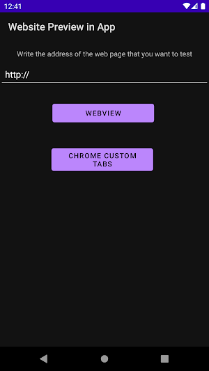 Webview Website Preview in App Screenshot 3