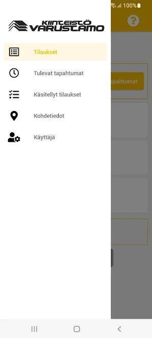 Kiinteistövarustamo Tilaus Screenshot 1