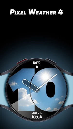 Pixel Weather 4 - Watch face Screenshot 0