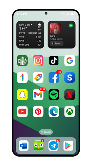 iLauncher OS 18 Screenshot 2