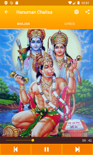 Hanuman Chalisa | हनुमान चालीसा | Audio & Lyrics Screenshot 2