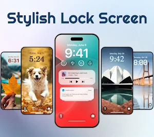 Lock Screen OS : Color Widgets Screenshot 0