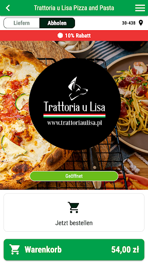 Trattoria u Lisa Pizza & Pasta Screenshot 0