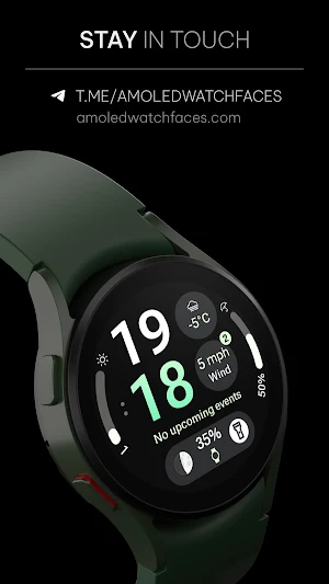 InfoBlock: Wear OS Watch face Screenshot 2