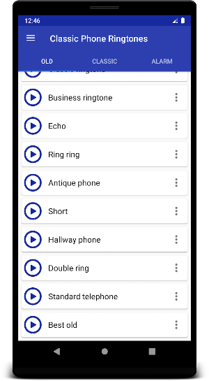 Classic(Old) Phone Ringtones Screenshot 1
