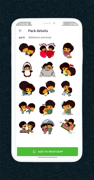 WASticker : Love Stickers Screenshot 1