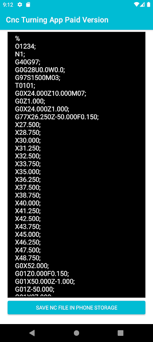 Cnc Turning Programming Paid Screenshot 3