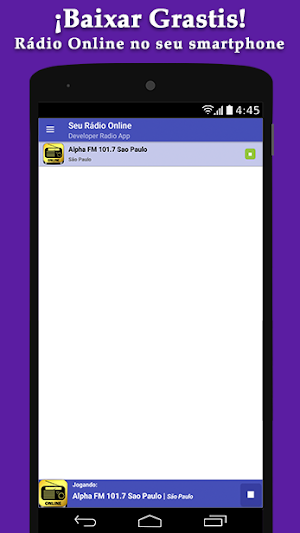 Alpha FM 101.7 Sao Paulo - Radio Online Screenshot 1