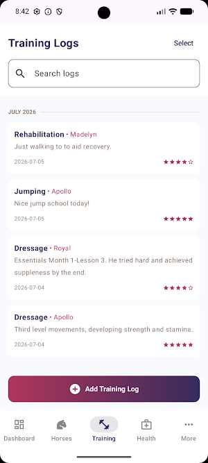 EquiHealth App Screenshot 2