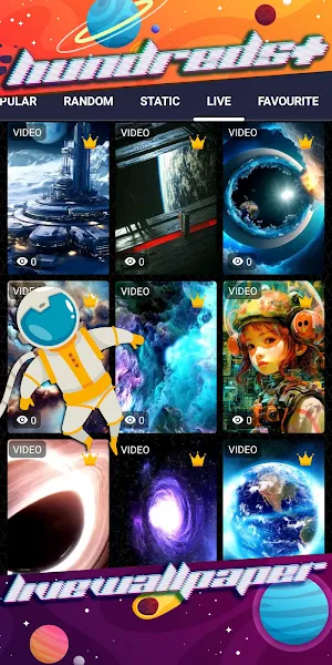 space wallpaper Screenshot 2
