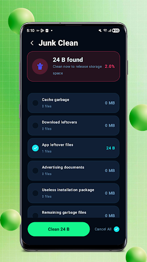 JunkEraseCase Screenshot 2