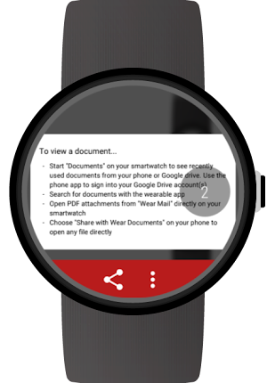 Documents for Wear OS (Android Wear) Screenshot 2