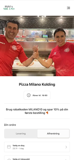 Pizza Milano Kolding Screenshot 1