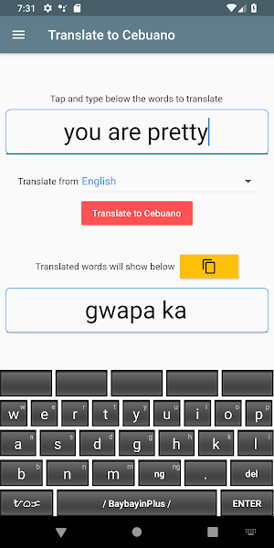BaybayinPlus Keyboard Screenshot 2