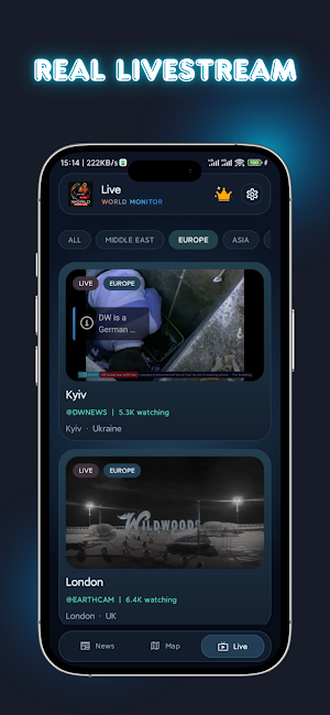 World Monitor Screenshot 2