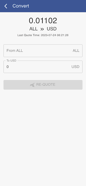 USD to Albanian Lek Screenshot 3