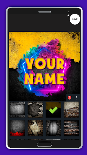 Smoke Name Photo Art Screenshot 0