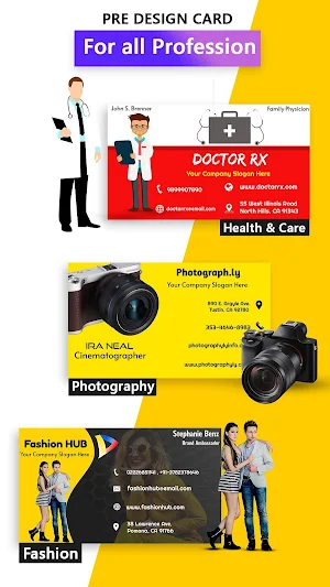 Digital Business Card Maker - Visiting Card Maker Screenshot 1