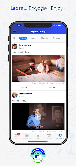 Alraghad Private School - Classera Screenshot 1