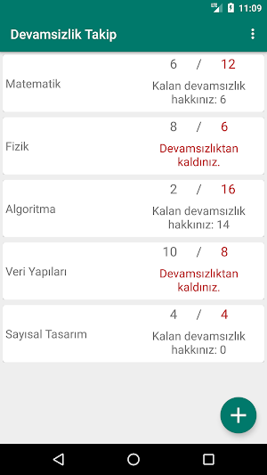 Devamsızlık Takibi Screenshot 1